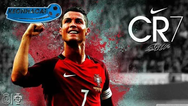 Ronaldo thể hiện cảm xúc mạnh mẽ sau khi ghi bàn, biểu tượng của tinh thần chiến đấu.