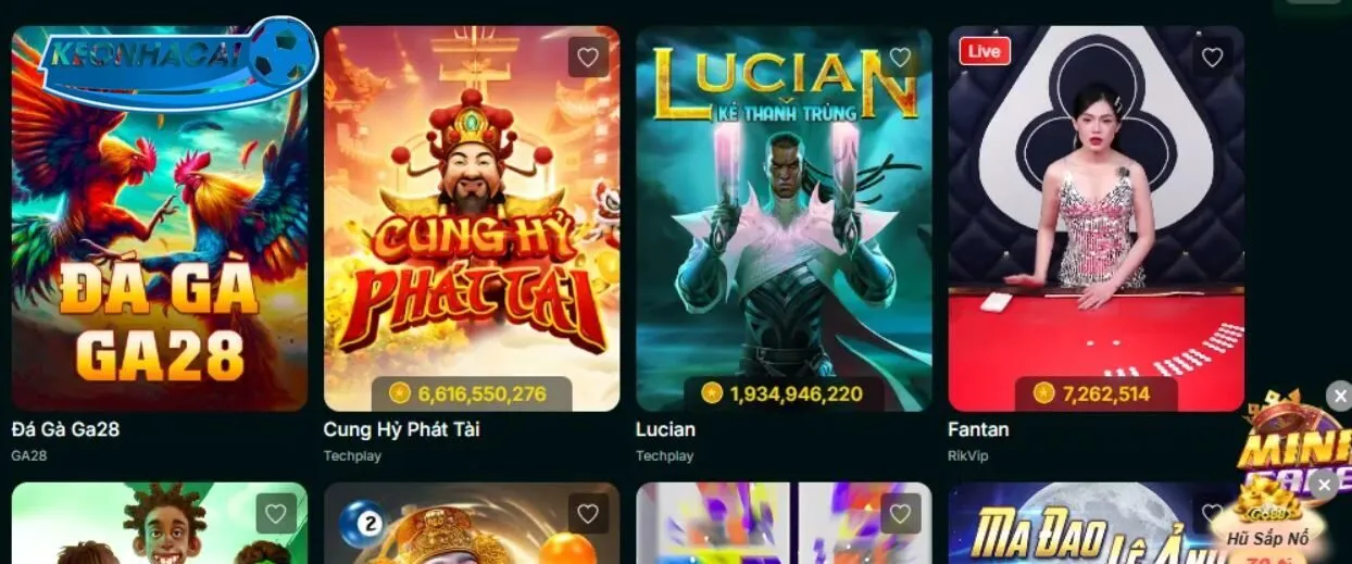 Sản phẩm cá cược siêu khủng chất lượng cao